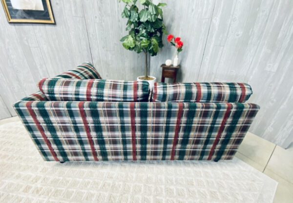 (SOLD) Mid-Century Modern Plaid Christmas Log Cabin Camp Sectional - Image 62