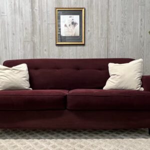 (SOLD) Ashley Furniture Burgundy Sofa