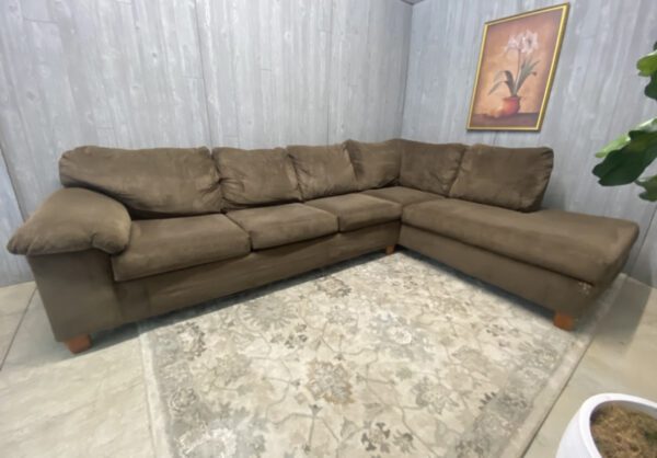 (SOLD) Sectional With Chaise Lounge