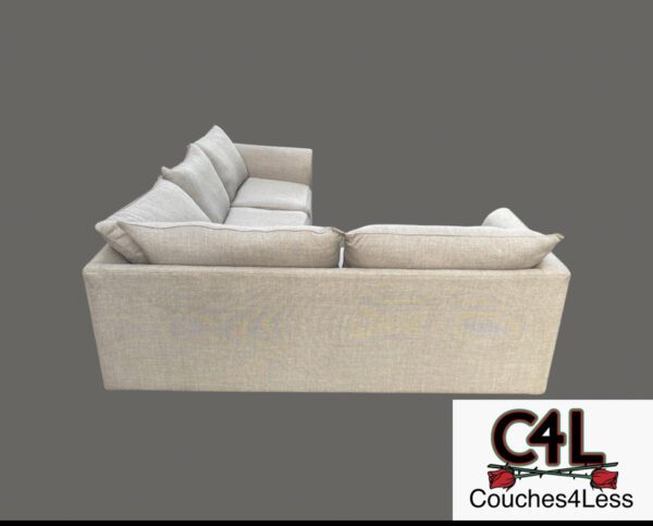 (SOLD) Modern Gray Sectional - Image 5