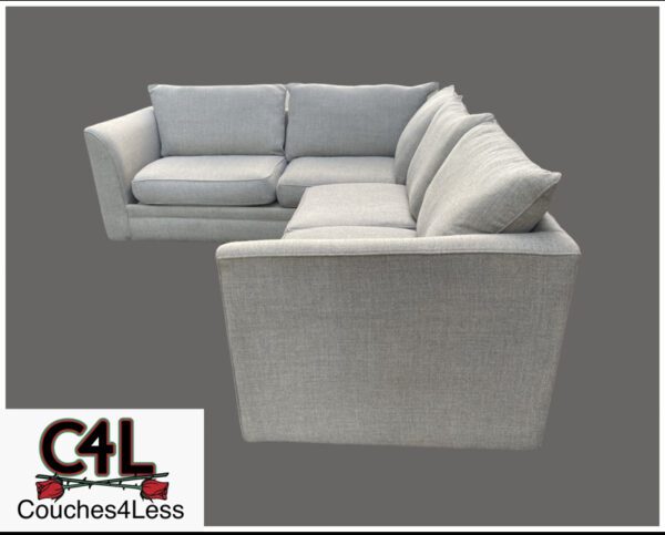 (SOLD) Modern Gray Sectional - Image 7