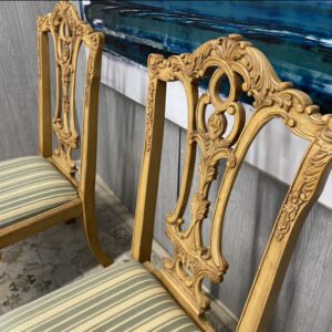 Wood Carved Side Chairs