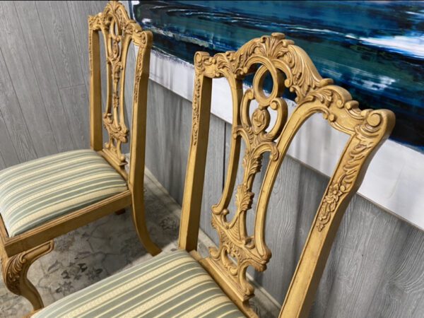 Wood Carved Side Chairs