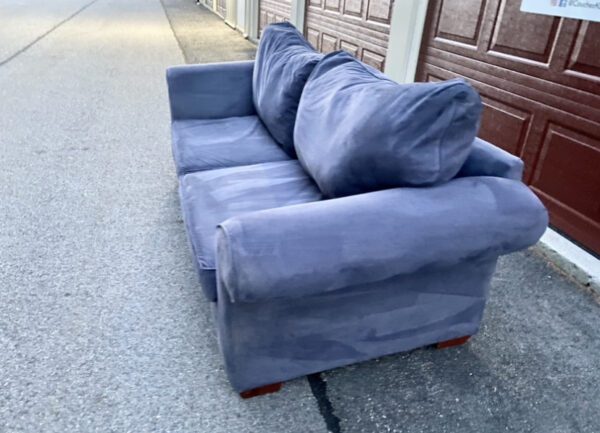 (SOLD) Navy Blue Couch - Image 3