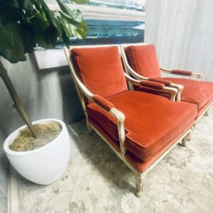 (SOLD) Vintage Velvet Chairs