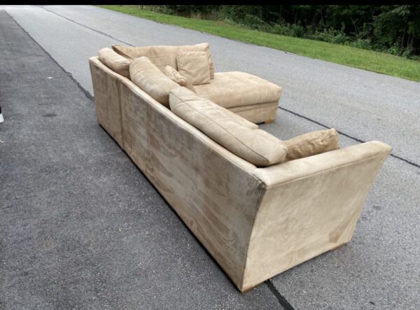 (SOLD) Large Chaise Sectional - Image 5