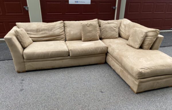 (SOLD) Large Chaise Sectional - Image 8